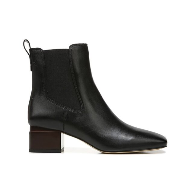 Franco Sarto Waxton Bootie In Black Leather - Picture 9 of 11